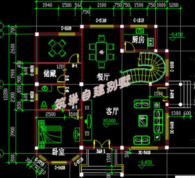 2款農(nóng)村別墅設(shè)計(jì)圖紙，房子洋氣，一款帶羅馬柱，一款不帶，你喜歡哪款