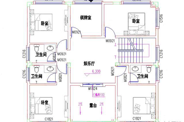 12×11米10臥帶車庫中式風(fēng)格三層別墅設(shè)計(jì)圖，主體造價(jià)大概32萬，關(guān)鍵實(shí)用性強(qiáng)