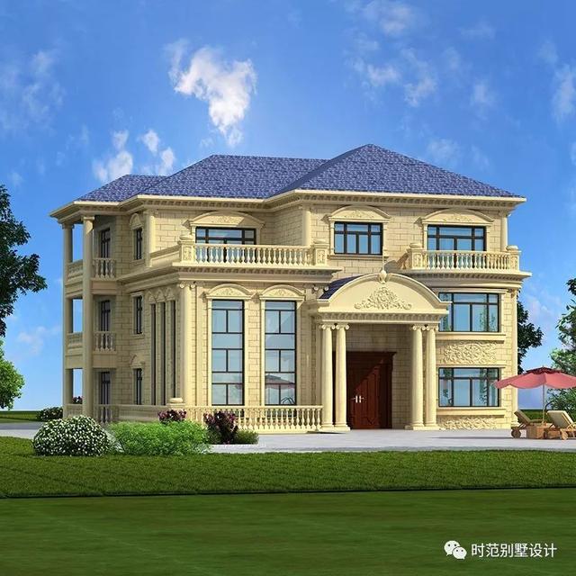 適合農(nóng)村自建的18x16米帶電梯和多陽臺露臺的復(fù)式別墅設(shè)計圖，7室4廳，大大的滿足了生活需要