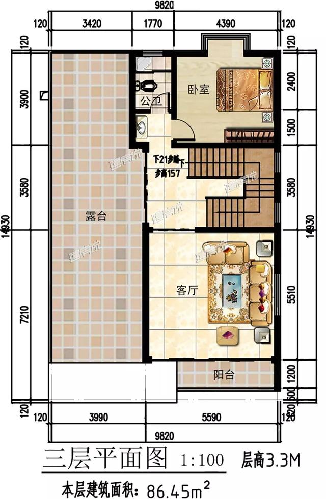 三款超級(jí)好看的農(nóng)村小別墅設(shè)計(jì)圖，能有一塊宅基地蓋一棟屬于自己的別墅是件多么幸福的事兒