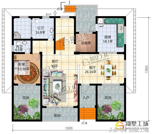 15X14米二層別墅設(shè)計(jì)圖，空間利用合理且居住舒適