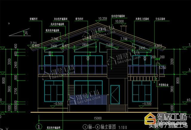 15X14米二層別墅設(shè)計(jì)圖，空間利用合理且居住舒適
