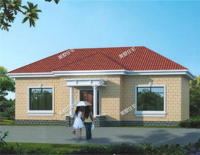 三款農(nóng)村一層別墅設(shè)計(jì)圖，適合當(dāng)養(yǎng)老房