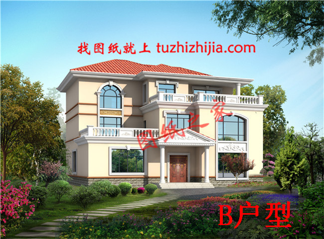 經(jīng)典農(nóng)村三層樓房設(shè)計(jì)圖，各種尺寸，各種戶型供您選擇