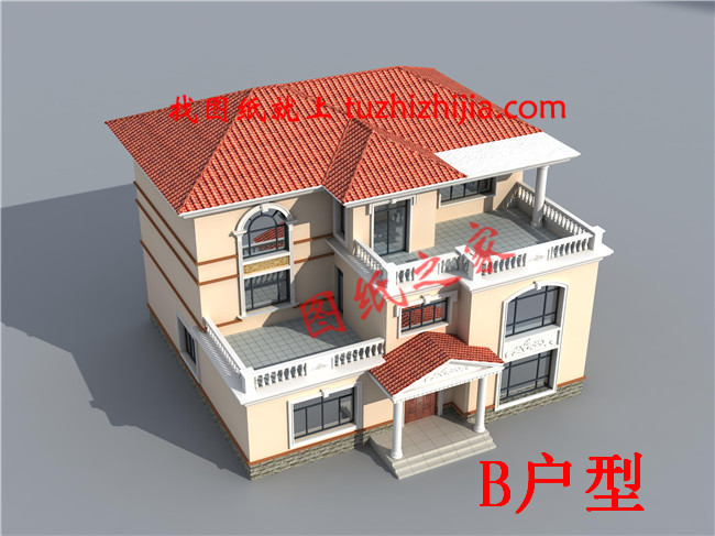 經(jīng)典農(nóng)村三層樓房設(shè)計(jì)圖，各種尺寸，各種戶型供您選擇