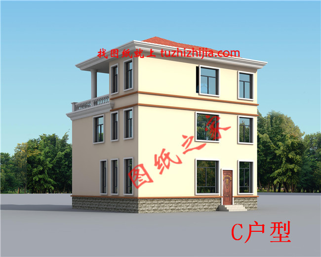 經(jīng)典農(nóng)村三層樓房設(shè)計(jì)圖，各種尺寸，各種戶型供您選擇