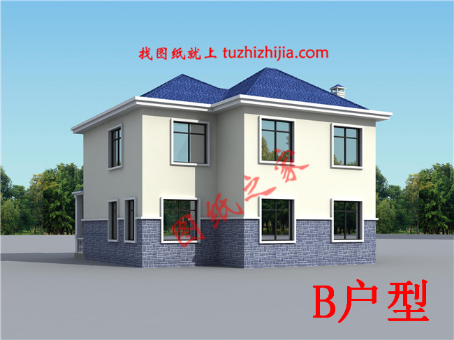 10套農(nóng)村經(jīng)典二層樓房設(shè)計(jì)圖紙，多戶型，多尺寸，總有一款適合您