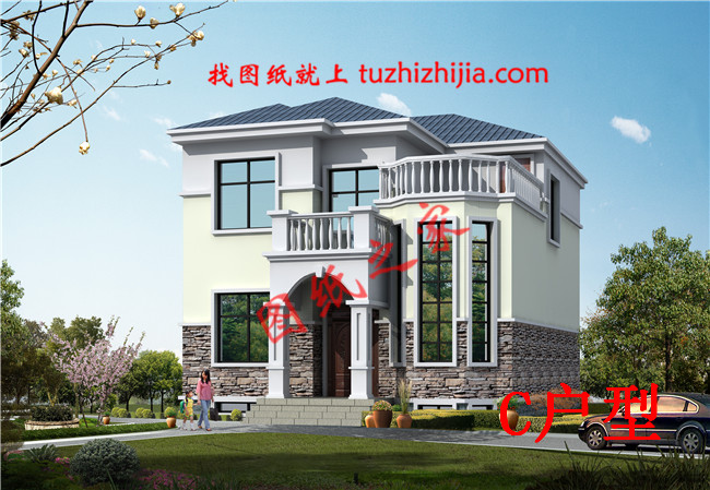 10套農(nóng)村經(jīng)典二層樓房設(shè)計(jì)圖紙，多戶型，多尺寸，總有一款適合您