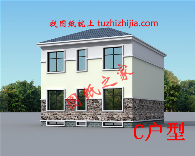 10套農(nóng)村經(jīng)典二層樓房設(shè)計(jì)圖紙，多戶型，多尺寸，總有一款適合您