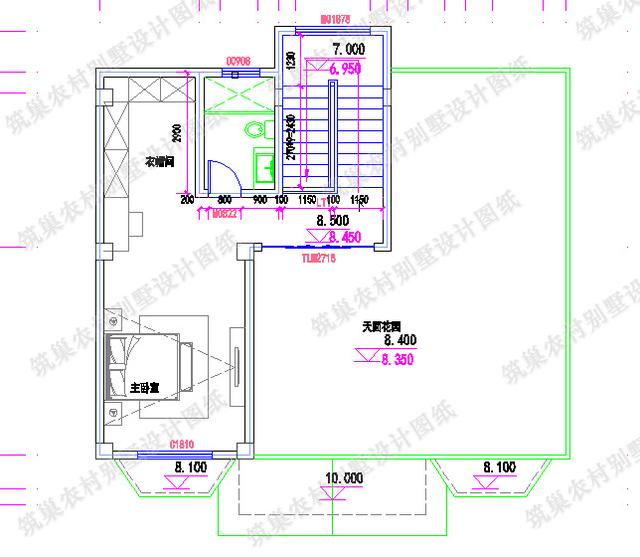 四層農(nóng)村自建房，帶架空層車庫+天面花園，簡單大氣，造價40萬。