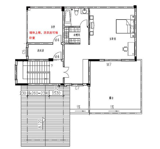 三層復(fù)式別墅設(shè)計(jì)圖，帶露臺(tái)，外觀時(shí)尚大方，造價(jià)30萬(wàn)。