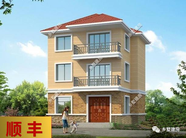 三層簡單的田園風自建房，占地面積73.61平方米，讓你享有富有朝氣的慢生活！