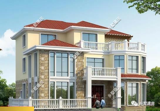 三層簡單的田園風自建房，占地面積73.61平方米，讓你享有富有朝氣的慢生活！