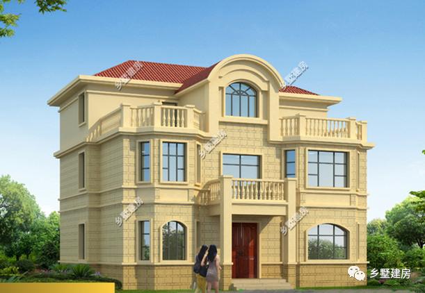 三層農(nóng)村小別墅設(shè)計(jì)圖，堂屋加大露臺的搭配，讓我也就看了十幾遍，你們喜歡這樣的別墅嗎？