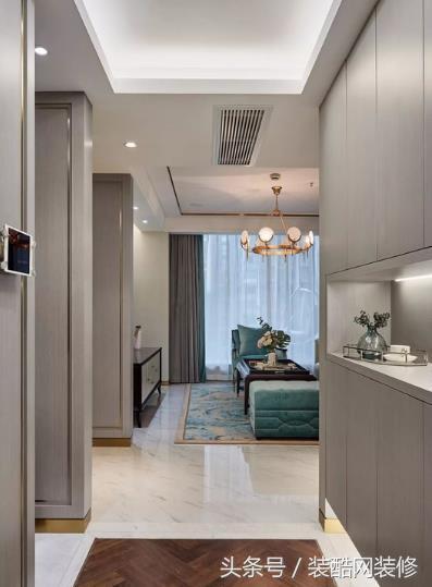 109平清新孔雀綠簡(jiǎn)美風(fēng)，客廳清新孔雀綠優(yōu)雅有格調(diào)，裝修20萬(wàn)，你心動(dòng)嗎？