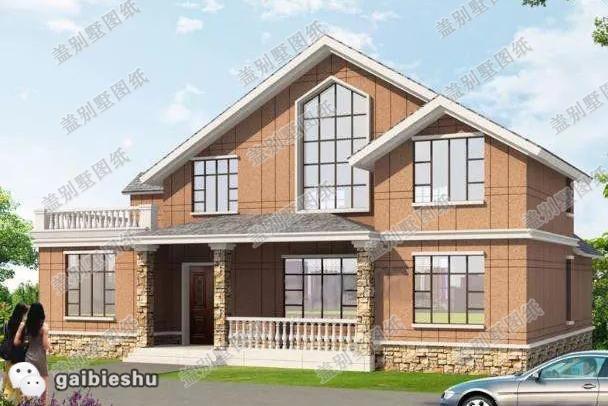 一層帶閣樓農(nóng)村自建房設(shè)計圖，戶型功能設(shè)計合理，鄰居看了很羨慕