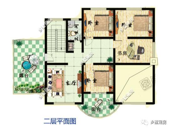 今日推薦農(nóng)村別墅設(shè)計圖，用在城里買房交首付的錢不如在農(nóng)村建個別墅，既氣派又實用