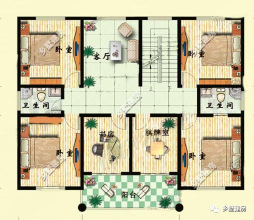 今日推薦農(nóng)村別墅設(shè)計圖，用在城里買房交首付的錢不如在農(nóng)村建個別墅，既氣派又實用