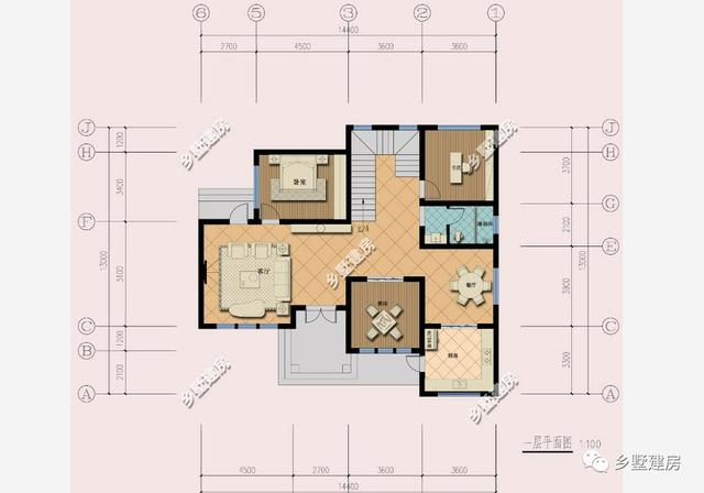 二層農(nóng)村自建房別墅設計圖，具有現(xiàn)代感，外觀不易過時