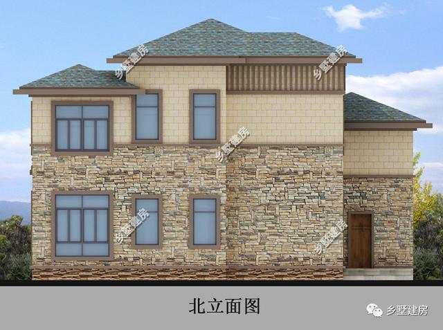 一款新中式別墅設(shè)計(jì)圖，現(xiàn)在都流行回農(nóng)村建房了，心動的話就趕緊回村建房吧