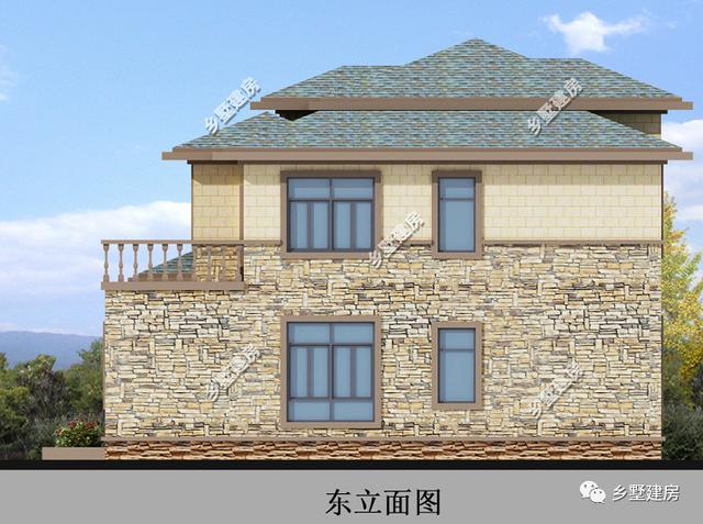 一款新中式別墅設(shè)計(jì)圖，現(xiàn)在都流行回農(nóng)村建房了，心動的話就趕緊回村建房吧