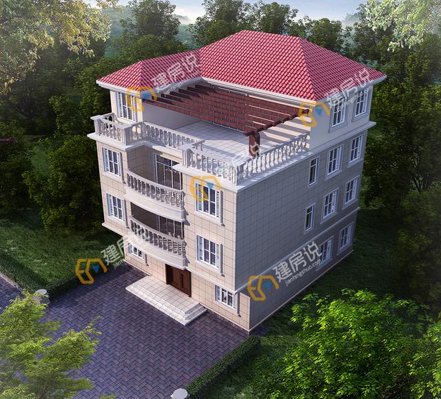 豪華四層別墅設(shè)計(jì)圖，超顯富貴氣質(zhì)，自己住著也舒服開心