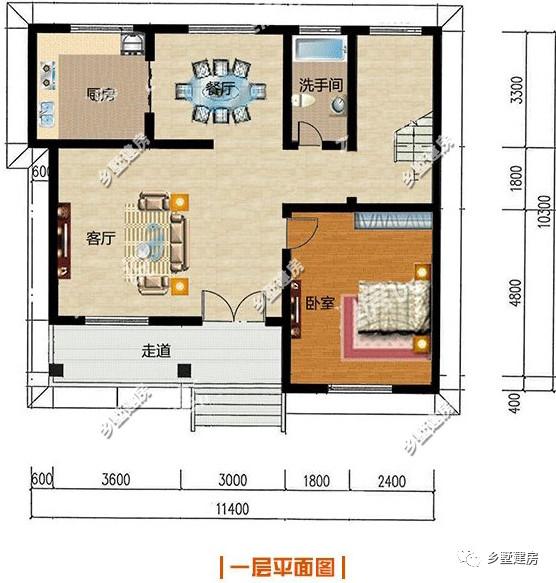 11X10米農(nóng)村自建房設(shè)計(jì)圖，造價(jià)低，建一棟房不僅實(shí)用而且實(shí)惠