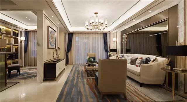 別墅裝修設(shè)計｜230平精致港式格調(diào)，精致，華麗，貴氣