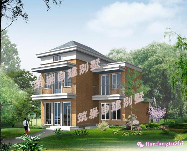 二層農(nóng)村小戶型自建房別墅設(shè)計(jì)全套圖紙，帶農(nóng)具間柴灶化糞池，內(nèi)部布局合理