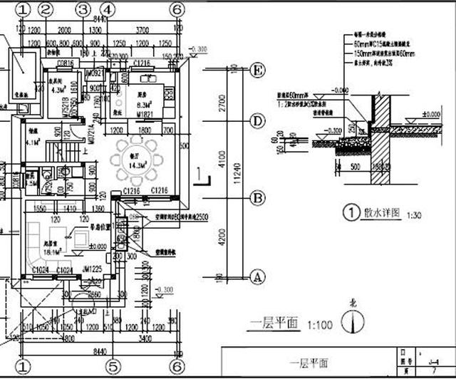 二層農(nóng)村小戶型自建房別墅設(shè)計(jì)全套圖紙，帶農(nóng)具間柴灶化糞池，內(nèi)部布局合理