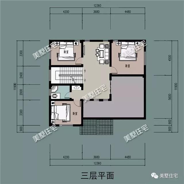 中式帶庭院自建房設(shè)計圖，建成后很有韻味，有種歸隱山林的感覺