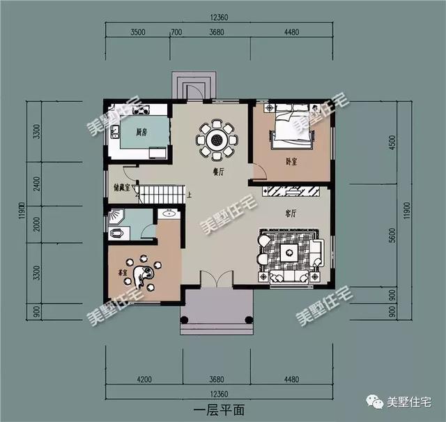 中式帶庭院自建房設(shè)計圖，建成后很有韻味，有種歸隱山林的感覺