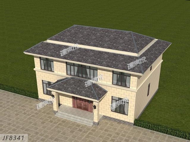 歐式別墅設(shè)計圖，一款別墅，設(shè)計了兩種外觀，喜歡哪種就建哪種