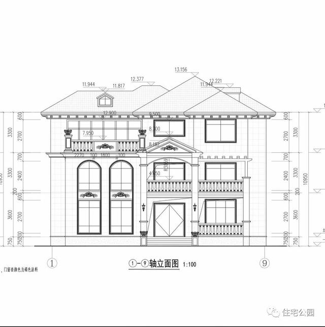 今日實(shí)例別墅設(shè)計(jì)圖，回農(nóng)村建別墅，也算是衣錦還鄉(xiāng)了，還可以盡盡孝道