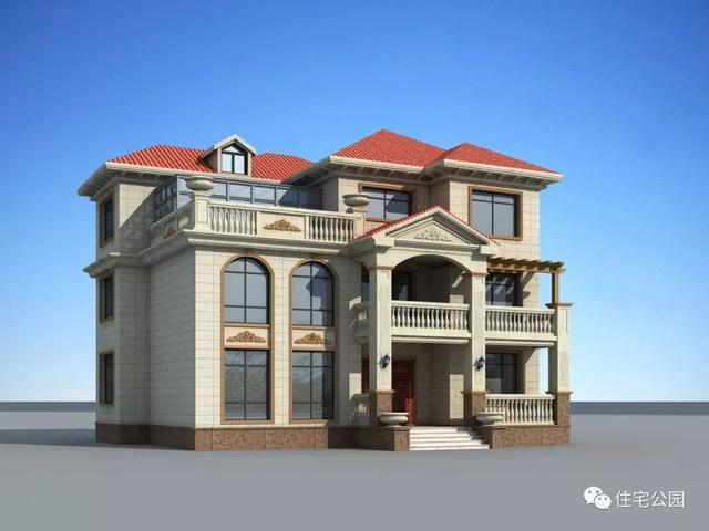 今日實(shí)例別墅設(shè)計(jì)圖，回農(nóng)村建別墅，也算是衣錦還鄉(xiāng)了，還可以盡盡孝道