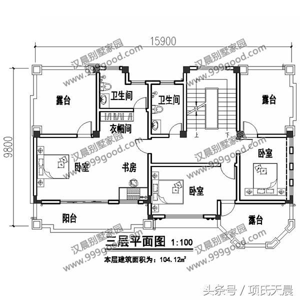 五套別墅設(shè)計圖，大開間小進(jìn)深，拿到即可施工，看有你喜歡的么