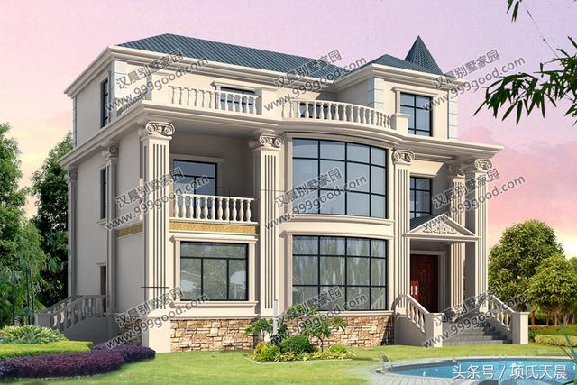 五套別墅設(shè)計圖，大開間小進(jìn)深，拿到即可施工，看有你喜歡的么