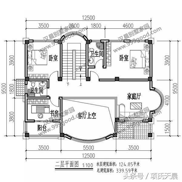 五套別墅設(shè)計圖，大開間小進(jìn)深，拿到即可施工，看有你喜歡的么