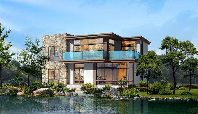 農(nóng)村自建2層現(xiàn)代風(fēng)別墅設(shè)計(jì)圖，整體外觀大氣，風(fēng)景好，布局又實(shí)用，你可喜歡？