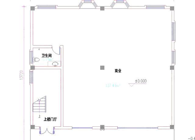 占地約120平方米三層帶商鋪?zhàn)越ǚ吭O(shè)計(jì)圖，造價(jià)50萬，帶棋牌室，休閑舒適
