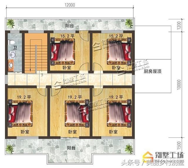 開間大的農(nóng)村二層別墅設(shè)計(jì)圖，21萬經(jīng)濟(jì)造價(jià)，看上去更大氣美觀