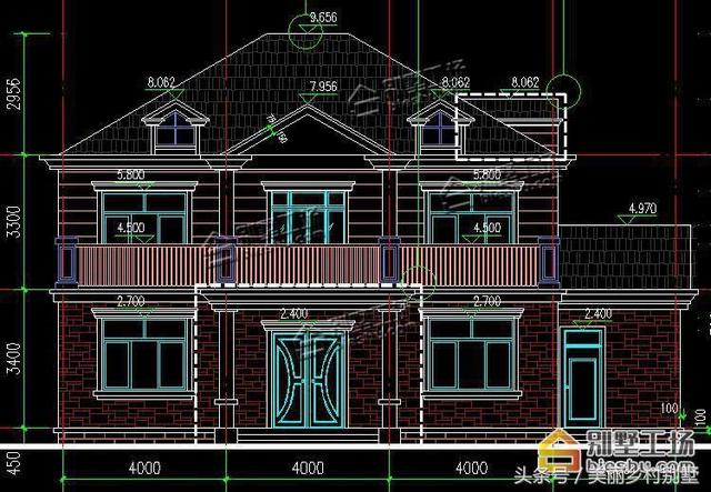 開間大的農(nóng)村二層別墅設(shè)計(jì)圖，21萬經(jīng)濟(jì)造價(jià)，看上去更大氣美觀