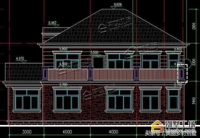 開間大的農(nóng)村二層別墅設(shè)計(jì)圖，21萬經(jīng)濟(jì)造價(jià)，看上去更大氣美觀