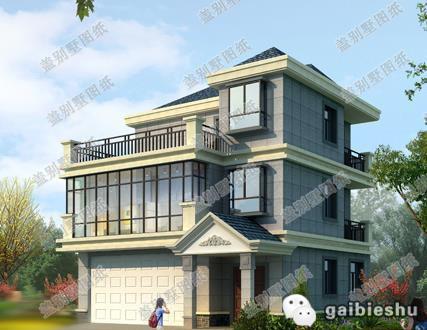 2款帶商鋪門面三層自建房設計圖，這種戶型自己經(jīng)營或者出租均可，是一種特別實用的戶型