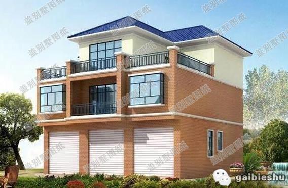 2款帶商鋪門面三層自建房設計圖，這種戶型自己經(jīng)營或者出租均可，是一種特別實用的戶型