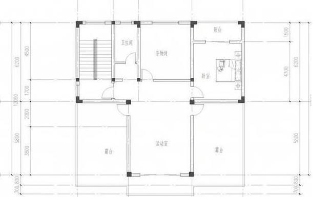 2款帶商鋪門面三層自建房設計圖，這種戶型自己經(jīng)營或者出租均可，是一種特別實用的戶型