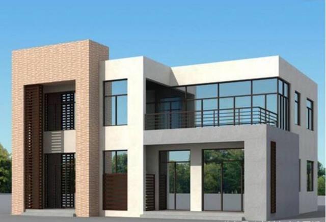 三款不同風(fēng)格的農(nóng)村平頂自建房設(shè)計(jì)圖，有時候平屋頂比坡屋頂更實(shí)用