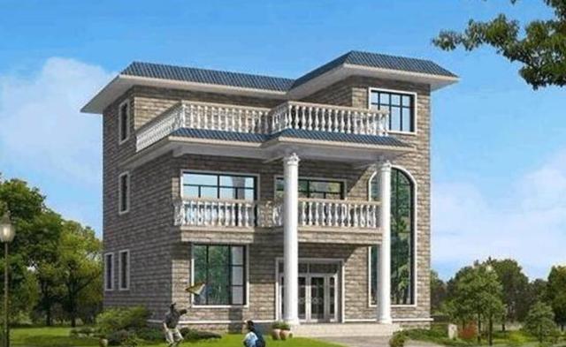 三款不同風(fēng)格的農(nóng)村平頂自建房設(shè)計(jì)圖，有時候平屋頂比坡屋頂更實(shí)用