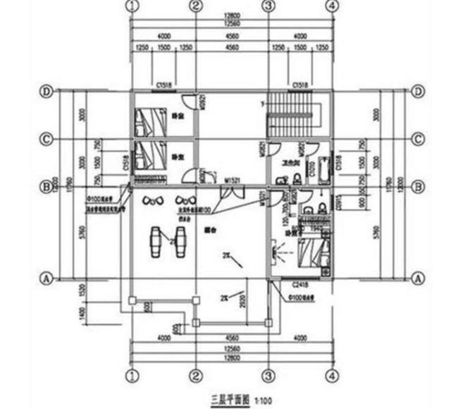 三款不同風(fēng)格的農(nóng)村平頂自建房設(shè)計(jì)圖，有時候平屋頂比坡屋頂更實(shí)用