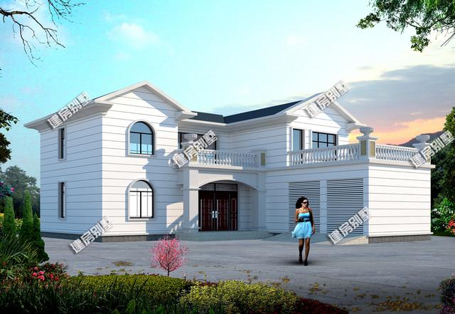 9款帶車庫(kù)的二層別墅設(shè)計(jì)圖，主體造價(jià)都不是很高，簡(jiǎn)單實(shí)用，讓別人羨慕去吧